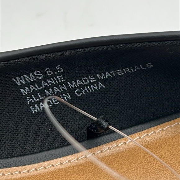 DV by Dolce Vita Malanie Black Vegan Leather Cap-Toe Flats Women’s Size 8.5 NWT - Picture 9 of 12